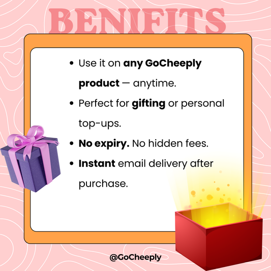 6. GoCheeply Gift Card