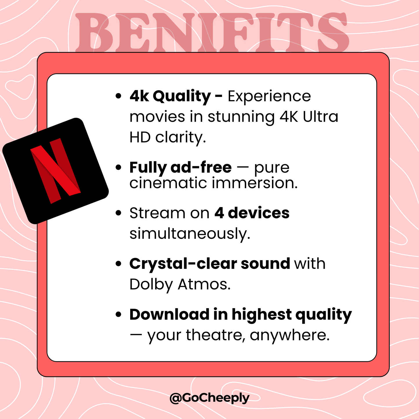 1. Netflix 4K Premium